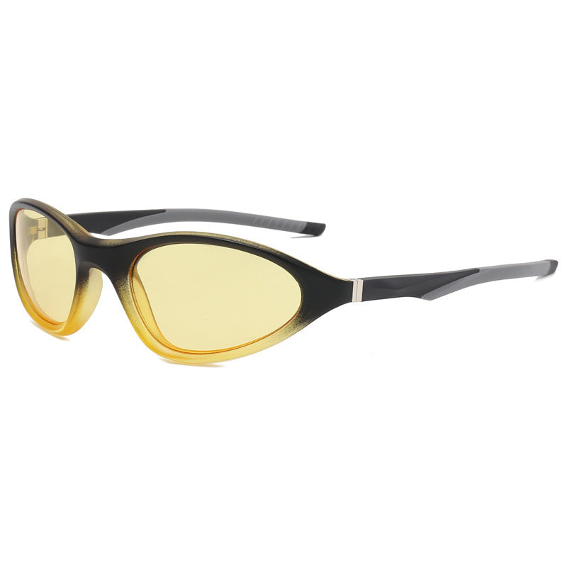 Wholesale PC New Oval Outdoor Sports Sunglasses
